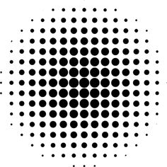 an abstract black and white pattern with circles