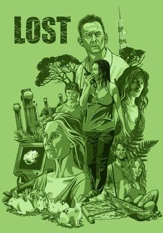 the lost movie poster with people and animals