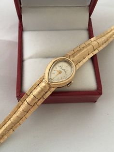 "14K Solid Gold Lucine Piccard Swiss Made Wrist Watch Vintage Analog Beautiful condition Weighs - 23.1 grams Solid 14K yellow gold Band Solid 14K yellow gold case Face measures - 0.57\" across x 0.68\" Total length - 7\" Fold over snap closure Windup analogy works great serviced recently.. Great vintage conditionFree Shipping on orders over $35.00 however if there is a return buyer to refund seller for the free shipping cost to seller." Gold Antique Watch With Jubilee Bracelet, Antique Gold Watch With Jubilee Bracelet, Yellow Gold Watches For Anniversary, Antique 14k Gold Watches, Gold 14k Hallmarked Watches, Gold Watches Gift, Gold Hallmarked Watches For Anniversary, Watch Vintage, Watches Unique