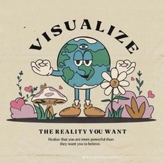 an advertisement for visualize the reality you want