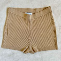 A Mid Rise Light Weight Micro Short, With Elastic Waist And Straight Leg Flattering Fit 1” Inseam New Without Tags Make An Offer Or Bundle For Further Discounts. Happy Poshing! Loungewear Bottoms With Built-in Shorts In Brown, Brown Short Bottoms For Loungewear, Brown Short Lounge Bottoms, Fitted Neutral Shorts, Brown Stretch Shorts For Loungewear, Stretch Brown Shorts For Loungewear, Brown Summer Bottoms Short Length, Fitted Beige Summer Shorts, Beige Fitted Shorts For Loungewear