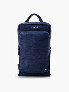 Don't call it a fanny pack: this Zip Sling Bag was crafted with durable cotton canvas, a zip design and versatile style. A versatile sling bag With a zip closure Features 4L capacity Crafted with 16 oz cotton canvas Zip Design, Versatile Style, Blue Bags, Sling Bag, Fanny Pack, Cotton Canvas, Levi's, Dark Blue, Bag Lady