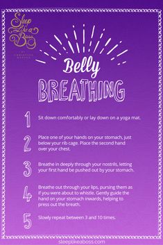 A lot of the times I have clients who wake up at night and can Breathing For Sleep, Breathing Exercises For Sleep, Oblique Exercises, Hamstring Exercises, Tricep Exercises, Yoga Place, Isometric Exercises, Belly Breathing, Sleep Quotes