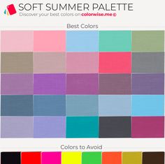 Soft Summer Color Wise Me, Soft Summer Hair Color Ideas, Cool Summer Wardrobe, Soft Summer Palette, Soft Summer Color Palette, My Color Palette, Soft Summer Colors, Summer Palette, Summer Color Palette