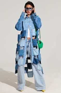 BRAXTON DENIM POCKET TRENCH Pocketful Of Sunshine, Denim Pocket, Whats New, Stretch Cotton, Belts, New Arrivals, That Look, Latest Trends, Cotton Blend