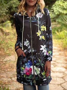 SPU:2943OU9O0BF8Decoration/Process:Adjustable StrapSleeve Length:Long sleeveElasticity:Micro-ElasticityThickness:Mid-weightMaterial:Polyester,Cotton-BlendNeckline:HoodedPattern:Floral,PrintedStyle:Casual,CasualTheme:Spring/FallColor:GraySize:S,M,L,XL,XXLFabric:Polyester100%Size Chart SizeSleeve Length Shoulder Length Waist Bust cminchcminchcminchcminchcminchS5923.238.715.288.534.810340.69939M6023.64015.79035.410842.510440.9L612441.316.391.53611344.510942.9XL6224.442.616.89336.611846.511444.9X... Casual Floral Print Winter Outerwear, Casual Winter Floral Print Outerwear, Casual Winter Outerwear With Floral Print, Black Floral Print Long Sleeve Outerwear, Casual Floral Print Long Sleeve Outerwear, Casual Long Sleeve Floral Print Outerwear, Black Long Sleeve Outerwear With Floral Print, Long Floral Print Winter Outerwear, Casual Multicolor Floral Print Outerwear