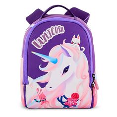 It's time to go back to school in the universe of unicorns, absolutely nothing far better than giving an attractive Purple Unicorn Backpack to your little princess. That bag is going to be used to store her manuals by virtue of the magical capabilities of the epic equine! Ideal for elementary school It'll keep your magic notebooks in order Size: 25*20*13.5 cm Closure Type: Zipper Material: Neoprene Weight: 270g Backpack Type: Softback School Backpack With Unicorn Print, Student Backpack With Unicorn Print, Unicorn Print School Backpack, Cute Unicorn Print Backpack For Back To School, Unicorn Print Standard Backpack For Travel, Unicorn Print Backpack For Everyday Use, Standard Backpack With Unicorn Print For Everyday Use, Unicorn Print Backpack For Travel, Cute School Backpack With Unicorn Print