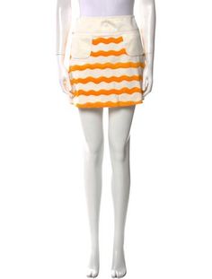 Courrèges SkirtNeutralsStripedPatch PocketsZip ClosureFit:Skirts by Courrèges typically fit true to size. Print Patterns, Mini Skirts, Clothes For Women, Pattern, Clothes