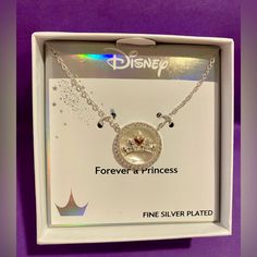 Disney Crown Fine Silver Plated Cubic Zirconia And Mother Of Pearl Forever A Princess Pendant Necklace Features * Pendant Dimensions: 18.7 Mm X 18.7 Mm * Chain Length: 16 In. + 2-In. Extender * Chain Type: Cable * Clasp: Lobster-Claw * Nickel Free * Metal: Brass * Plating: 14k Rose Gold Flash Plated, Fine Silver * Finish: Polished * Packaging: Boxed * Imported Stone Details * Stone Type: Cubic Zirconia, Mother Of Pearl * 1.4 Mm * Shape: Round * Setting: Prong Disney Crown, Princess Pendant, Disney Jewelry, A Princess, Fine Silver, Chain Lengths, Lobster Claw, Chain Length, Womens Jewelry Necklace