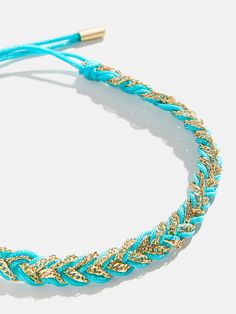 Get the best of both worlds with the Hannah Bracelet — a cord and chain bracelet that’s braided together for a look that rocks. Available in the color of your choice, so you can choose the hue that suits your mood. Best Of Both Worlds, Stocking Stuffer, Chain Bracelet, Stocking Stuffers, Braids, Turquoise, Good Things, Bracelet, Chain