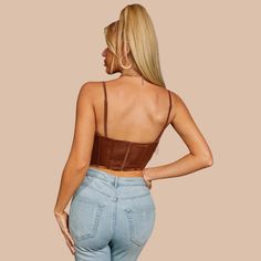 Strap Type: Adjustable StrapMaterial: Polyester,SpandexDecoration: Backless Satin Corset, Satin Top, Beauty Expert, Save The Planet, Push Up, Satin, Crop Tops, Women's Top