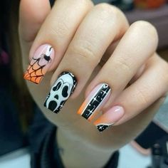 Nail Art Halloween, Witch Nails, Nails 2023