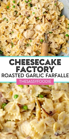 cheesecake factory pasta with peas and parmesan cheese