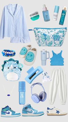 #blue Sleeping Outfits, Dream Ideas, Cute Pjs, Bday Gift, Outfits For Teens