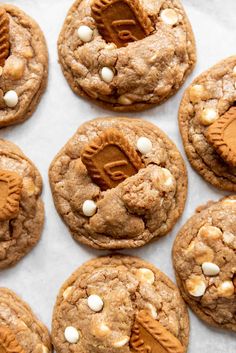 cookies with white chocolate chips and peanut butter