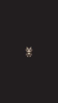 an image of a cat in the dark