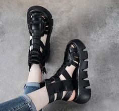 ad eBay - Women's Causal Summer Leather Low Wedge Heel Zipper Sandal Retro Lady Shoes - Buy Now, click the link (eBay) Hello Lover, Low Heel Wedges, Lady Shoes, Low Wedges, Women Sandals, Buy Shoes, Clothing Women, Low Heels, Wedge Heels