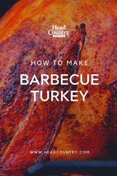 how to make barbecue turkey with text overlay