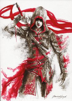 Assassins Creed Quotes, Assassins Creed Tattoo, Warrior 1, Airbrush Designs, Assassin Creed