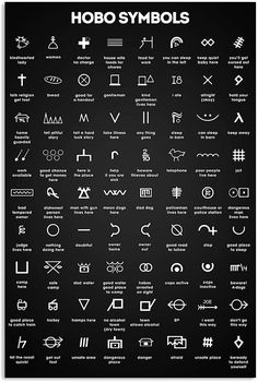 native american symbols on a black background