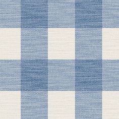 a blue and white checkered fabric pattern