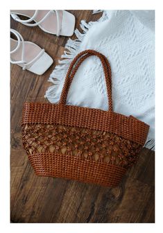 Elegant Brown Crochet Bag With Woven Leather, Brown Braided Shoulder Bag For Summer, Brown Crochet Shoulder Bag For Spring, Open Weave Tote Shoulder Bag, Brown Braided Crochet Shoulder Bag, Brown Braided Rectangular Shoulder Bag, Spring Brown Braided Bag, Spring Braided Brown Bag, Elegant Brown Shoulder Bag For Summer