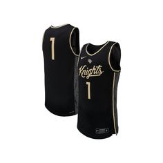 Step up your UCF Knights jersey collection with this Replica Basketball Jersey from Nike. Its lightweight and sleeveless design offers breathability and comfort. The classic UCF Knights design will help you stand out every time you wear it.Step up your UCF Knights jersey collection with this Replica Basketball Jersey from Nike. Its lightweight and sleeveless design offers breathability and comfort. The classic UCF Knights design will help you stand out every time you wear it.PRODUCT FEATURESMove Sleeveless Cotton Jersey For Sports Season, Sleeveless Cotton Jersey For Sports, Collegiate Sleeveless Jersey With Team Logo, Sleeveless Sports Season Jersey With Team Logo, Sleeveless Sportswear Tops For Team Events, Sleeveless Jersey Tops For Team Events, Sleeveless Jersey With Team Logo For Sports Events, Nike Sleeveless Tops For Sports Events, Collegiate Sleeveless Jersey Top