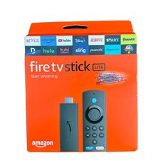 an amazon fire tv stick is in its box and it's ready to be shipped