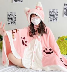 Pink Fox Cloak Shawl PN6063 ●Size:(tip:1cm=0.39inch) 166*106cm ●It can be a shawl or a blanket. ●Material :polyester,flannel. ●About Shipping: We attach great importance to the orders of each customer and parcel delivery. 1.Processing time: 2-3 business days. 2.Shipping time: 10-15 business days to US, please allow 3-4 weeks shipping to other country.(Shipping times can be affected by variable customs clearance times or public holidays.) One Size Pink Shawl For Winter, Pink One Size Shawl For Winter, Pink One-size Winter Shawl, Pink Shawl Poncho For Winter, Pink Fox, Parcel Delivery, Heart Hoodie, Summer Slippers, Fleece Dress