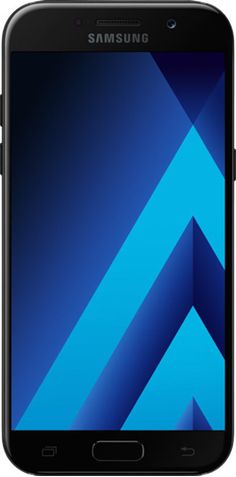 the samsung galaxy a5 is shown in black