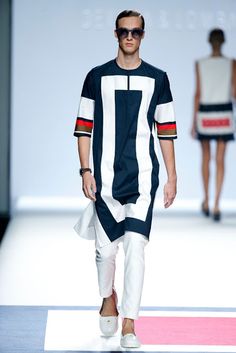 Male Fashion Trends: Devota & Lomba Spring/Summer 2016 - Mercedes-Benz Fashion Week Madrid African Attire For Men, Afrikaanse Mode, African Clothing For Men, African Men Fashion, Men Street, African Men, Kurta Designs, African Attire, Mens Fashion Trends