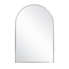 an arched mirror on a white background