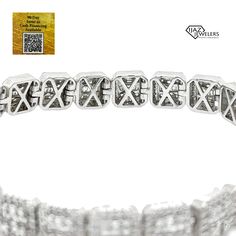 14K White Gold Baguette Diamond Bracelet Available With These Specifications: Metal: 14K Gold Color: White Weight: 46 Grams Stones: Diamond Shape: Baguette, Round CTW: 6.66 Length: 8.5 (Can Be Shortened) Width: 9 mm Corpus Christi Tx, Baguette Diamond, Diamond Shape, Diamond Shapes, Instagram Followers, Diamond Bracelet, Gold Color, Color White, White Gold