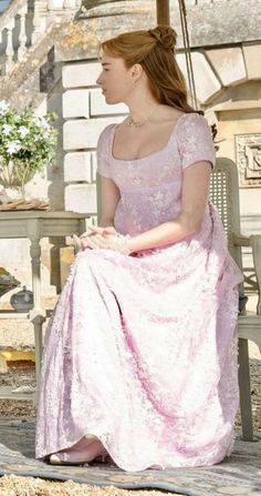 Bridgerton Daphne Pink Dress With Star Sequins - Regency Era Pink Sati – WonderlandByLilian Pink Satin Wedding Dress, Satin Wedding Dress Plus, Satin Wedding Dress Plus Size, Satin Dress Plus Size, Bridgerton Daphne, Bridgerton Dresses, Star Sequins, Regency Era Fashion, Pink Satin Dress