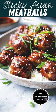 Discover the best Asian meatball recipe with these tender, juicy meatballs in a sticky honey garlic sauce. Perfect for ground pork recipes and easy Asian dinners, this dish is quick and easy for weeknight dinners. Enjoy oven-baked perfection! Sweet Ginger Sauce, Ground Pork Meatballs, Asian Pork Meatballs, Beef And Pork Meatballs, Honey Garlic Meatballs, Ginger Glaze, Asian Meatballs, Ground Pork Recipes