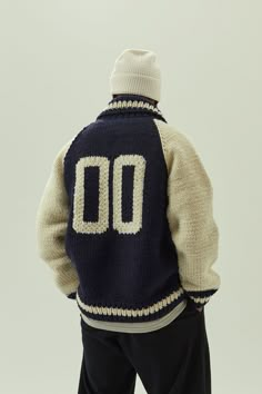 Varsity Sweater, Reigning Champ, Collegiate Style, Shirt Design Inspiration, A Jacket, Next Fashion, Varsity Jacket, Clothing Brand, Shirt Designs