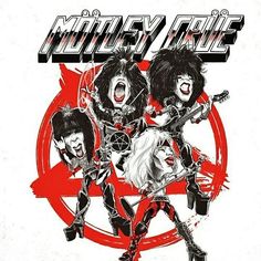 the band motley girls is featured in this poster