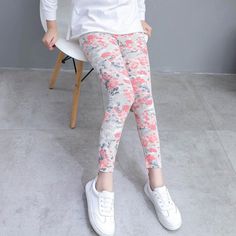 Brand Name: SonkpuelGender: GirlsMaterial: COTTONAge Range: 25-36mAge Range: 4-6yAge Range: 7-12yOrigin: CN(Origin)Season: Spring AutumnFit Type: skinnyDecoration: FlowersItem Type: Ankle-lengthFit: Fits true to size, take your normal sizeClosure Type: Elastic WaistWaist Type: MIDPattern Type: LetterPant Style: Pencil PantsModel Number: BZ200804DDepartment Name: ChildrenSuit Age: 2-10YMaterial: Modal CottonSuit Season: Summer, Spring, Autumn Elastic Cotton Leggings For Spring, Cute Cotton Leggings For Spring, Footless Pink Leggings For Spring, Pink Footless Leggings For Spring, Pink Tight Leggings For Fall, Pink Tight Fit Leggings For Fall, Cute Stretch Leggings For Fall, Winter Cotton Footless Leggings