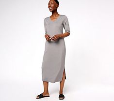 Life is more fashionable when this midi dress is in it. Pair it with wedges, a statement necklace, and your favorite clutch and you're ready for brunch with the girls. Dress it down with sneaks, a ball cap, and a crossbody bag and you're perfecting the casual-chic look. The options are endless. From Women with Control®. Chic Relaxed Fit Midi Dress For Spring, Chic Spring Midi Dress With Relaxed Fit, Trendy Spring Midi Dress For Daywear, Chic Spring Maxi Dress For Loungewear, Spring Chic Loungewear Maxi Dress, Elegant Spring Maxi Dress For Loungewear, Spring Casual Midi Dress For Loungewear, Spring Casual Midi Loungewear Dress, Trendy Midi Dress For Daywear