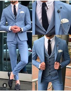 Desginer tr fabric 2 pices suit for men Best Suits For Men Classy, Blue Wedding Suit Groom, Suits For Men Stylish, Blue Wedding Suit, Wedding Suits Men Blue, Marriage Suits, Best Suits For Men, Baby Blue Weddings, Light Blue Suit