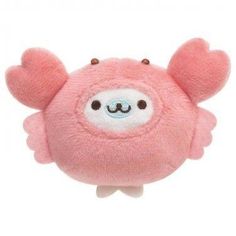 a pink stuffed animal with big ears