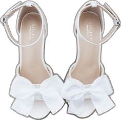 Shoes For Brides, Sandals With Bow, Women Flats, Wedding Sandals, Bride Shoes, Satin Bow, Womens Flats, Formal Event, Open Toe