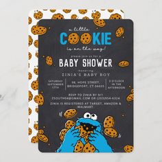 the cookie baby shower is ready to be eaten by your little one's parents