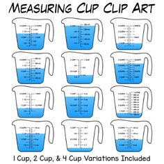 measuring cup art for kids to use in the kitchen