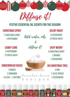 Xmas Dinner Recipes, Christmas Diffuser Blends, Dinner Recipes Ideas, Xmas Dinner