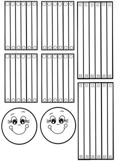 printable coloring pages for kids with faces and bars