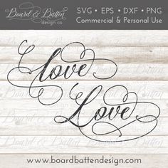 Love SVG File - Commercial Use SVG Files for Cricut & Silhouette Products To Make And Sell, Homestead Crafts, Silhouette School Blog, Valentine Svg Files, Board Batten, Valentine's Ideas, Baby Footprint, Silhouette School, Free Svgs