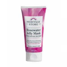 Heritage Store Jelly Face Mask - 2oz : Target Jelly Face Mask, Jelly Mask, Clay Face Mask, Clay Face, Skincare Regimen, Clay Faces, Face Hydration, Hydrating Mask, Clay Mask