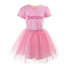 Dance Tutu Set Rachel Riley US Cute Short Sleeve Tulle Tutu Dress, Princess Style Fitted Tutu Dress With Short Sleeves, Princess Style Short Sleeve Fitted Tutu Dress, Fitted Tulle Tutu Dress With Short Sleeves, Spring Short Sleeve Tutu Dress With Tulle Skirt, Spring Tutu Dance Dress, Spring Dance Tutu Dress With Stretch, Pink Short Sleeve Tulle Tutu Dress, Pink Tulle Tutu Dress With Short Sleeves