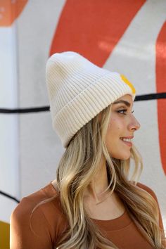 the Smiley Face Ribbed Beanie! This super cute and fun beanie is perfect for winter fashion. It's made of soft, ribbed fabric and features a classic smiley face design. It's sure to keep you warm and stylish all season long! #completeyourlook #lovemyleto Imported Smiling Emoji, Smiley Face Design, Ribbed Hat, Bachelorette Dress, Casual Bodysuit, Rush Dresses, Pink Olive, Bridal Shower Dress, Western Boho